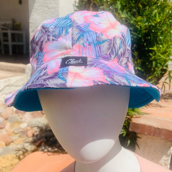 Chuck bucket hat osfm flowers print - Picture 1 of 13